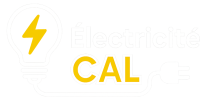 Logo blanc Electricité CAL